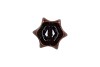 ANNECY BROWN POT STRUCTURE 14X14X11CM