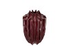 JUNA PURPLE VASE LONG STRUCTURE 19X19X25CM