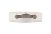 MIKA STAR WHITE VASE X-MAS 22X9X20CM