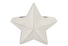 MIKA STAR WHITE VASE X-MAS 42X16X40CM