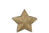 MIKA STAR GOLD VASE X-MAS 14X6X13CM