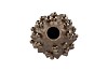 MIKA X-MAS BRONZE VASE TREE 16X16X24CM