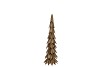 HAWLEY GOLD X-MAS TREE DECO 6X6X18CM
