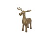 HAWLEY GOLD MOOSE DECO 10X11X14CM