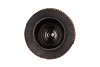 CRUZ BROWN LATERN ROUND STRIPES 12X17X23CM