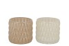 JAZZ SAND T-LIGHT BUBBLE ASS 10X9CM
