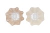 JAZZ SAND T-LIGHT  BLOWN GLASS ASS 16X13CM