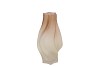 TAYLOR BROWN VASE SWIRL 16X25CM