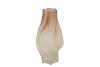 TAYLOR BROWN VASE SWIRL 17X32CM