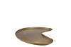 HAWLEY ANTIQUE GOLD TRAY ORGANIC METAL 30x21CM