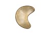 HAWLEY ANTIQUE GOLD TRAY ORGANIC METAL 30x21CM