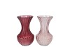 TAYLOR PINK VASE CONE NECK ASS 7X11CM