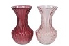 TAYLOR PINK VASE CONE NECK ASS 10X18CM