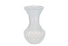 TAYLOR CLEAR VASE CONE NECK ASS 10X18CM