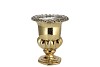 TAYLOR GOLD VASE ON FOOT 12X15CM