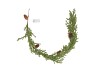 SILK GARLAND GREEN PINECONE 140CM