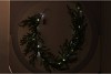SILK GARLAND GREEN PINECONE LED LIGHT 150CM
