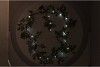 SILK GARLAND GREEN RED BERRY LED LIGHT 150CM