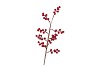 SILK CHRISTMAS BRANCH RED BERRY 67CM