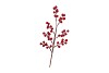 SILK CHRISTMAS BRANCH RED BERRY 50CM