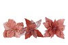 SILK POINSETTIA PINK ASS 27CM