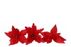 SILK POINSETTIA RED ASS 24CM