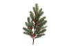 SILK PINE X-MAS BALL RED 64X23X6CM