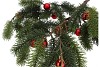 SILK PINE X-MAS BALL RED 102X55X18CM