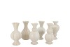MAYSA OFF-WHITE MIX VASE ASS 8X8X17CM