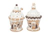 CANDY GINGERBREAD BROWN HOUSE LIGHT ASS 14X14X22CM