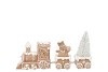 CANDY GINGERBREAD BROWN TRAIN 26X7X15M