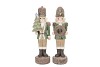 LESLY X-MAS GREEN  NUTCRACKER ASS 12X9X37CM