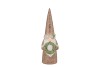 LESLY X-MAS WHITE GNOME WREATH 10X10X29CM