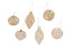 TWINKLE SAND GLASS BALL VELVET ASS 6X12CM