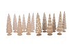 TWINKLE SAND GLASS TREE VELVET ASS 10X30CM