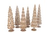 TWINKLE SAND GLASS TREE VELVET ASS 10X30CM