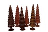 TWINKLE BROWN GLASS TREE VELVET ASS 10X30CM