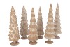 TWINKLE SAND GLASS TREE VELVET ASS 10X35CM