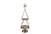 KAYA GOLD TRAY SHELF METAL 20X20X63CM