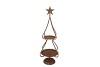 KAYA BRONZE TRAY SHELF METAL 20X20X63CM