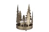 KAYA GOLD CANDLE HOLDER X-MAS METAL 19X27CM