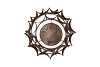 KAYA BRONZE CANDLE HOLDER METAL 27X27CM