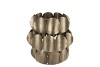 KAYA GOLD CANDLE HOLDER METAL 23X23CM