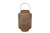 KAYA BRONZE LANTERN X-MAS METAL 21X33CM