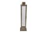 KAYA GOLD LANTERN METAL 17X17X69CM
