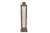 KAYA BRONZE LANTERN METAL 17X17X69CM