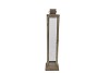 KAYA GOLD LANTERN METAL 17X17X55CM