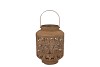KAYA BRONZE LANTERN X-MAS METAL 21X28CM