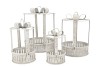 KAYA WHITE DECO BOW S/4 25X34/20X30/15X26/12X21CM
