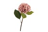 SILK OLD HYDRANGEA PINK SINGLE STEM 70CM